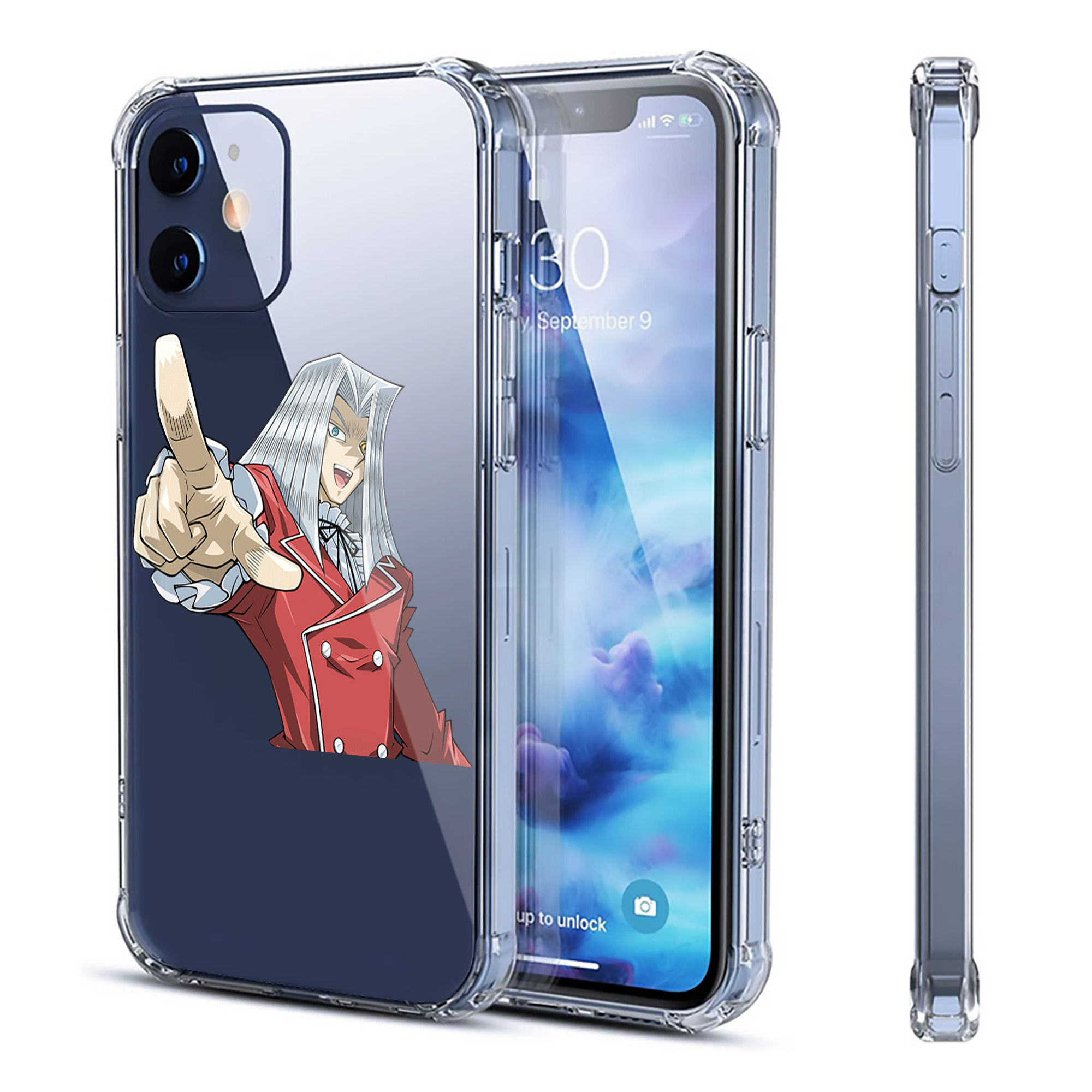 （画像用） 遊☆戯☆王 Yu-Gi-Oh! 【iPhone 12シリーズ対応】透明スマホケース（クリアソフトケース）